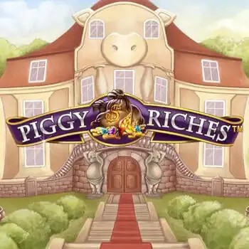 Piggy Riches slot visual from NetEnt available on dublinbetcasinoo.fr