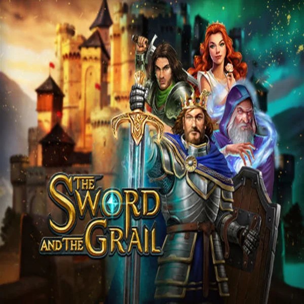 Official Slots logo: The Sword and the Grail by Play'n GO at DublinBet Casino